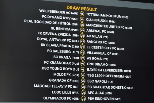 欧联32强抽签:曼联VS皇社 米兰热刺上签 阿森纳难 欧联32强抽签:曼联VS皇社 米兰热刺上签 阿森纳难