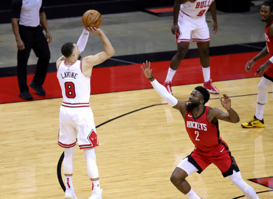 NBA-公牛双枪45分沃尔15分 火箭100-120负公牛吞八连败 NBA-公牛双枪45分沃尔15分 火箭100-120负公牛吞八连败