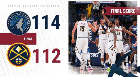 约基奇准三双唐斯12分 森林狼114-112加时逆转掘金2连胜 约基奇准三双唐斯12分 森林狼114-112加时逆转掘金2连胜