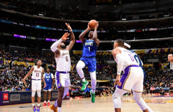 詹皇26+7威少20分9失误 湖人108-103擒森林狼喜迎两连胜 詹皇26+7威少20分9失误 湖人108-103擒森林狼喜迎两连胜