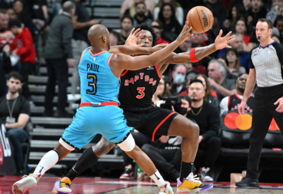 保罗20+12西卡26分 特伦特35分猛龙113-104胜太阳 保罗20+12西卡26分 特伦特35分猛龙113-104胜太阳