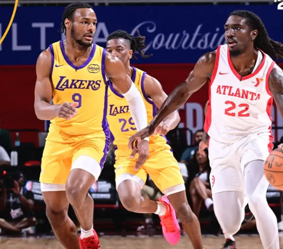 NBA夏联-布朗尼12分里萨谢缺战 湖人87-86险胜老鹰终结连败