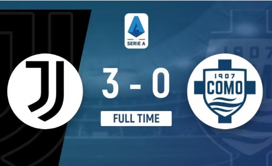  意甲-尤文3-0科莫新赛季开门红 小维阿、坎比亚索破门