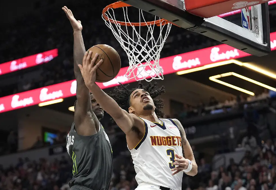 华子制胜抛投 戈贝尔关键两防 约基奇准三双 森林狼力克掘金