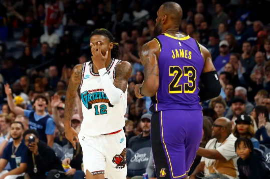 老詹39分里程碑 浓眉伤停 莫兰特20+5 湖人负灰熊