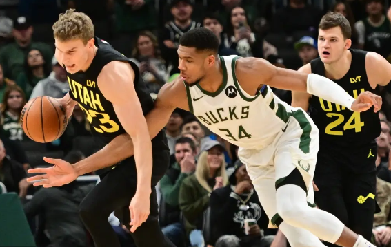 字母哥31+16 利拉德34+7 雄鹿大胜爵士止6连败