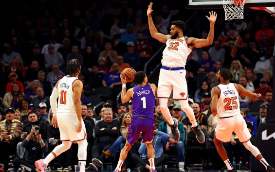 布伦森36+10布克空砍33分 唐斯34分尼克斯138-122送太阳5连败