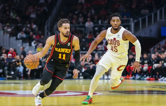 吹杨21+11 亨特23分 加兰29分 米切尔23中5 老鹰再胜骑士