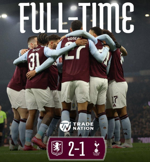 足总杯-维拉2-1淘汰热刺，罗杰斯传射，雅各布-拉姆塞闪击