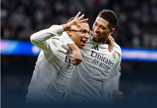 欧冠-皇马总比分6-3曼城晋级，姆巴佩帽子戏法，斯通斯伤退