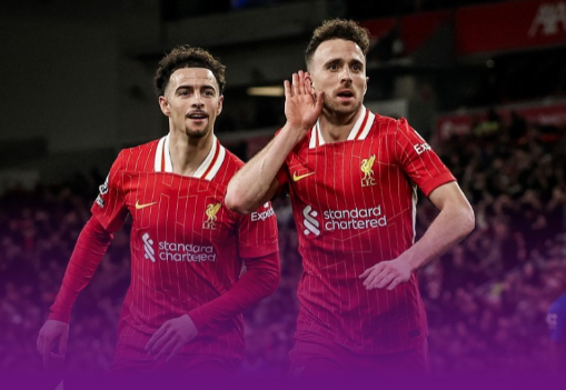 英超-利物浦1-0埃弗顿，若塔抽射，贝托进球越位