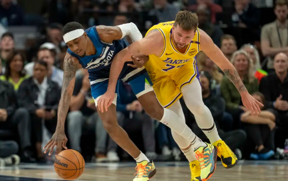 东契奇胃病17+8+7老詹38+10 湖人104-116负森林狼总分1-2